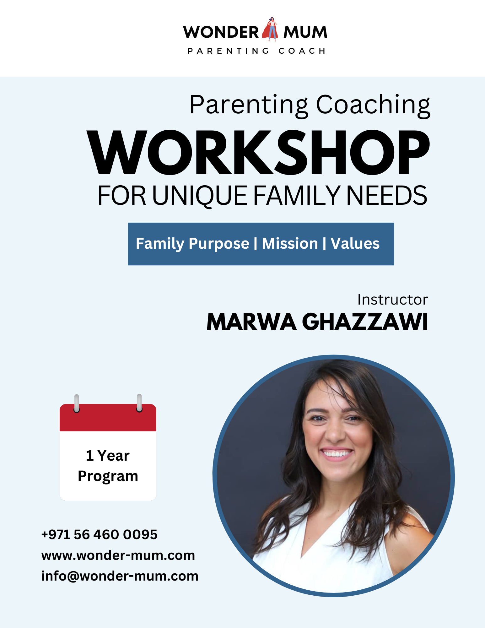 Parenting Coaching Workshop - Marwa Ghazzawi